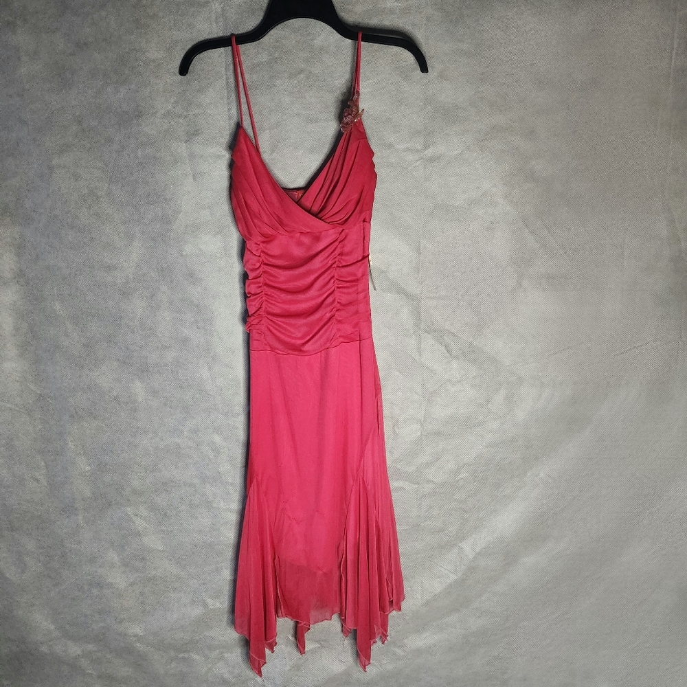Ruby Rox Cocktail Dress With Handkerchief Hem